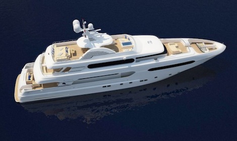 Image for article Sunrise Yachts sell in build 45m Project Sunset